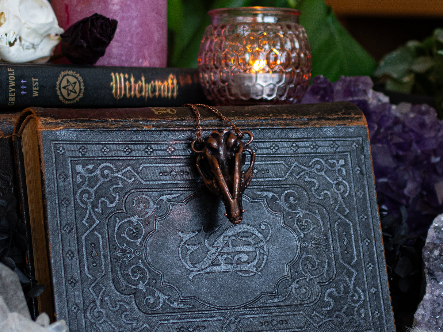 Fox Skull - Ethiopian Opas - Electroformed talisman