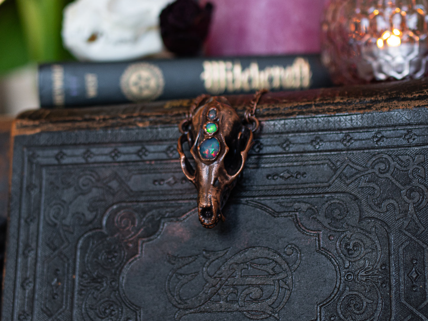 Fox Skull - Ethiopian Opas - Electroformed talisman